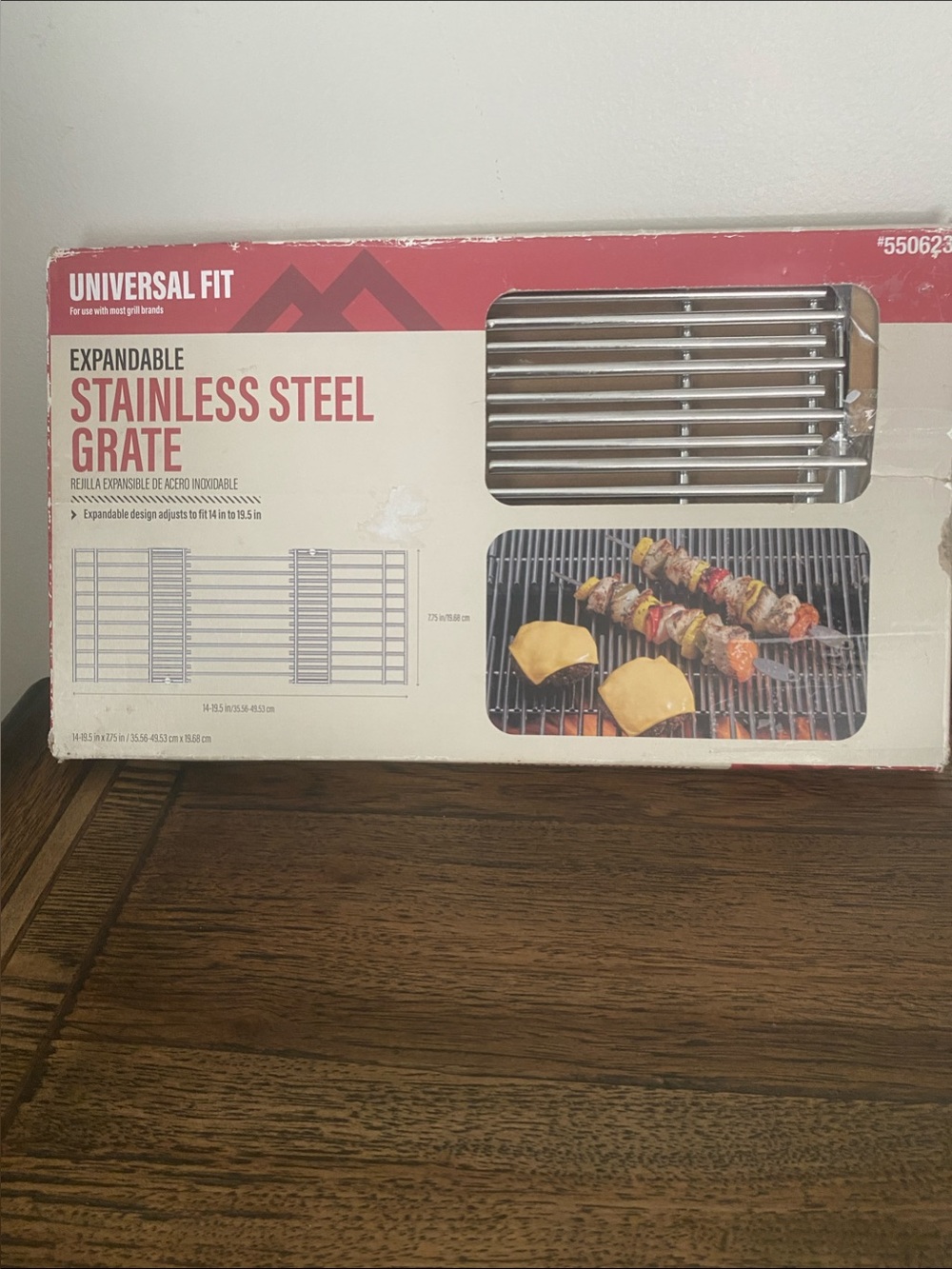 Universal Expandable Stainless Steel Grate - NEW for Grilling